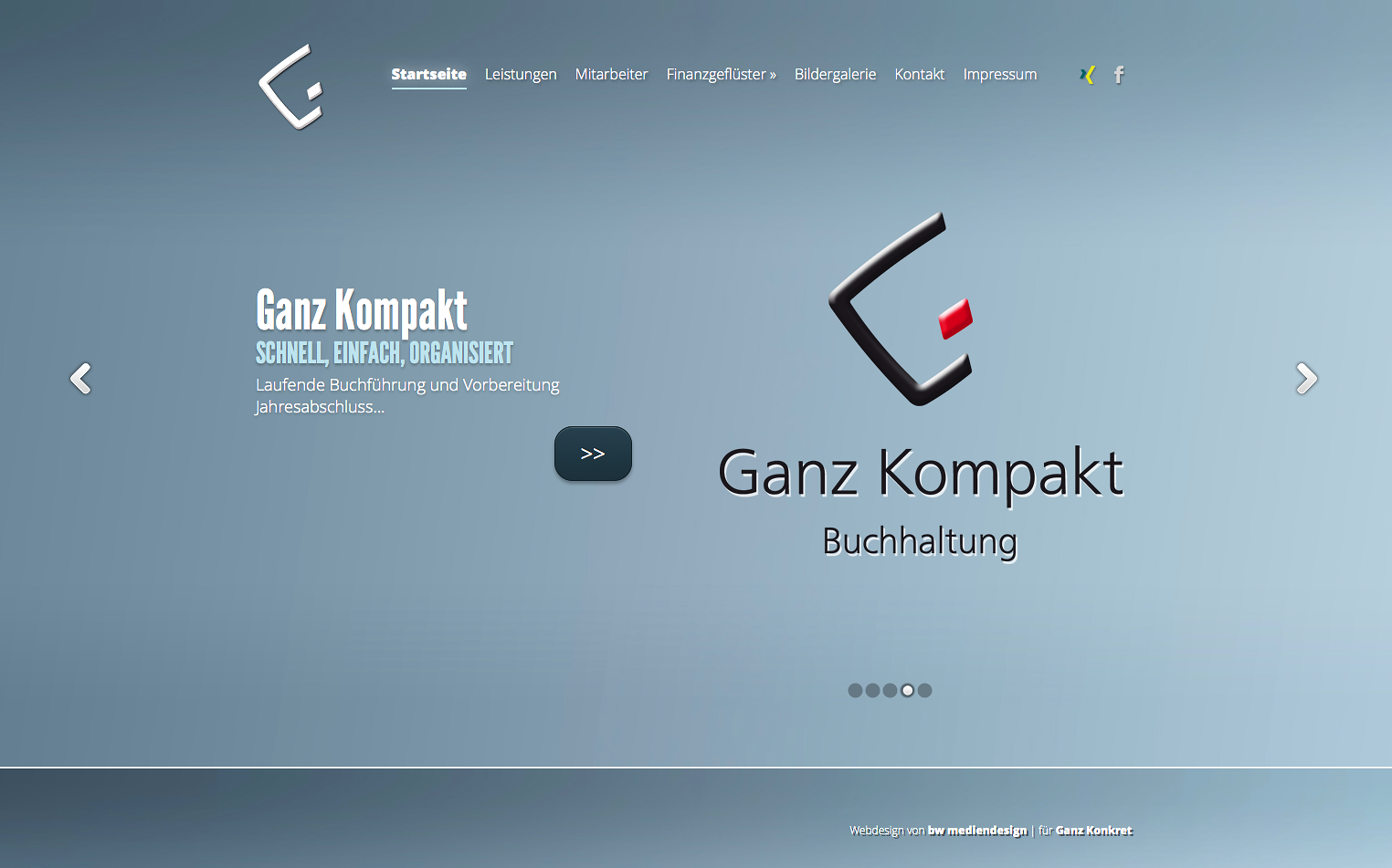 Ganz Konkret – Webseite